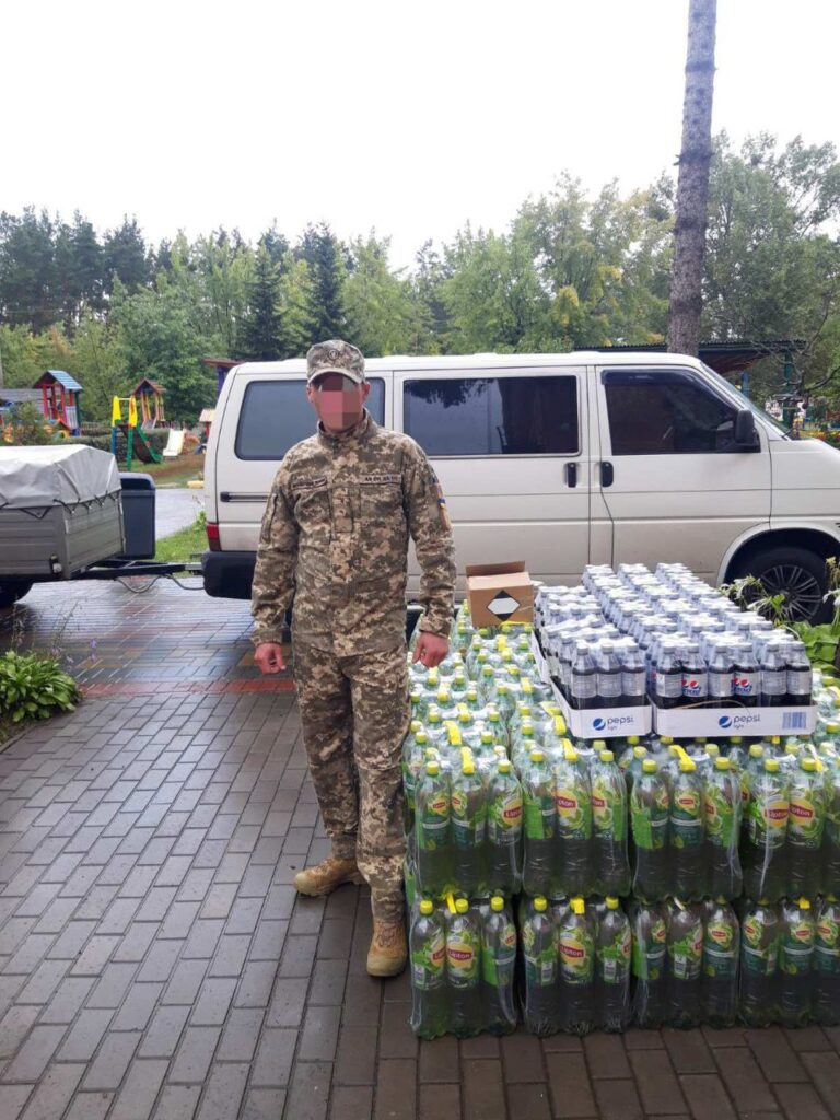 Lipton and Pepsi delivery by charity fund Strong With Ukraine